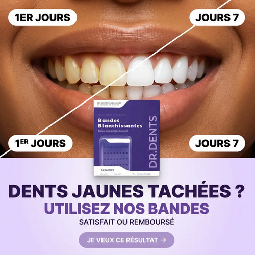 Bandes Blanchissantes Dentaires