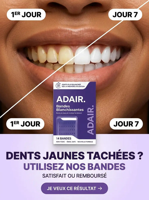 Bandes Blanchissantes Dentaires